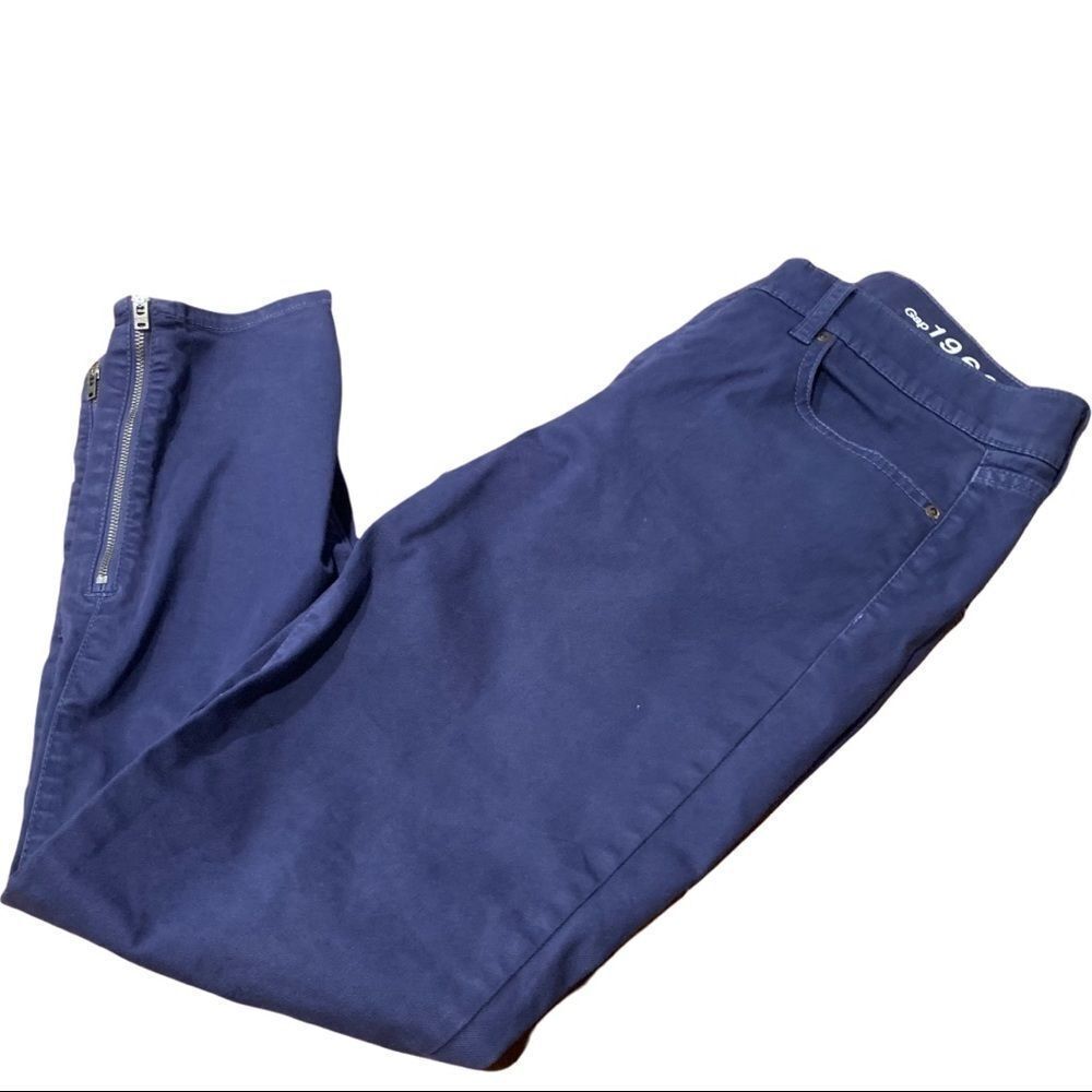 Gap Women’s Blue Jegging Jean Zip Leg Size 30/10 Inseam